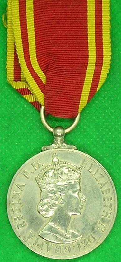 EIIR 2nd TYPE FIRE SERVICE, LONG SERVICE MEDAL — image 2
