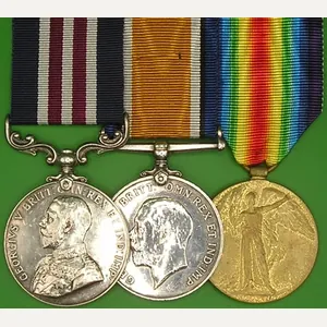 WW1 MILITARY MEDAL & PAIR, 6th CAMERON HIGHRS, K.I.A F&F …