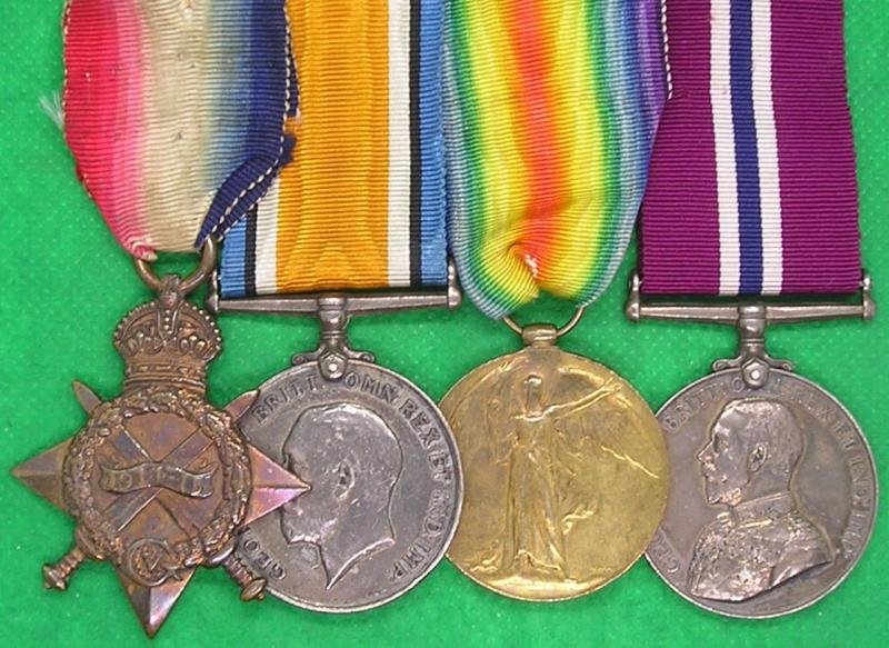 WW1 1914-15 TRIO & PERMANENT FORCES OF THE EMPIRE LONG SERVICE, 1st S.AFRICAN MOUNTED RIFLES — image 2