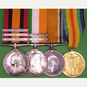 QSA, KSA & WW1 PAIR, 2nd SEAFORTH HIGHRS & BLACK …