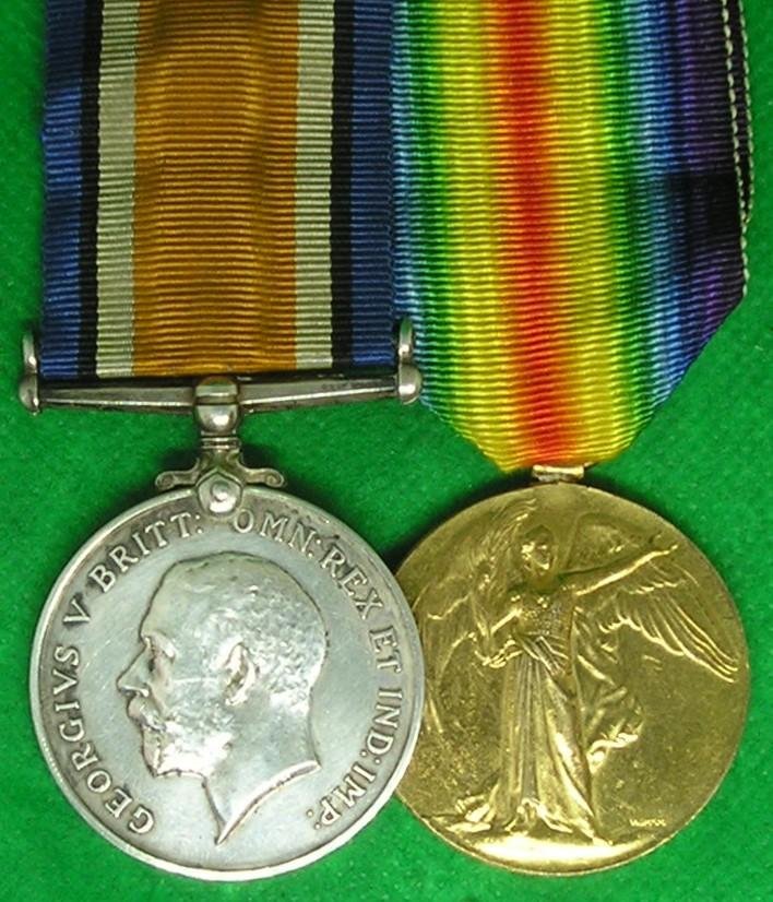 WW1 PAIR, 8th ROYAL SCOTS, D.O.W AT HOME 2-12-1916, FROM DIRLETON — image 2