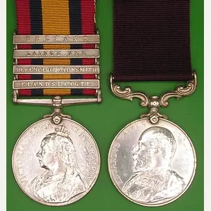 4 BAR QSA & EVII LS&GC, 2nd GORDON HIGHLANDERS, ELANDSLAAGTE …