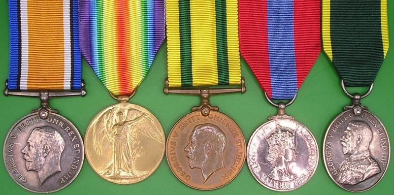 WW1 TFWM & TEM GROUP WITH ISM, 3rd LOWLAND BDE R.F.A, FROM GLASGOW — image 2