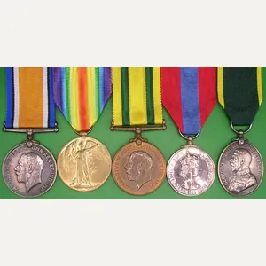 WW1 TFWM & TEM GROUP WITH ISM, 3rd LOWLAND BDE …