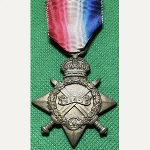 WW1 1914-15 STAR, ARGYLL & SUTHERLAND HIGHLANDERS, COMMISSIONED IN TO …