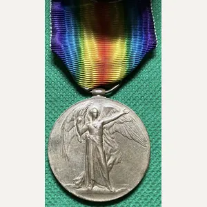 WW1 VICTORY MEDAL, TANK CORPS