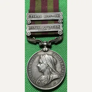 2 BAR IGS 1895, PUNJAB FRONTIER & TIRAH 1897-98, 11th …