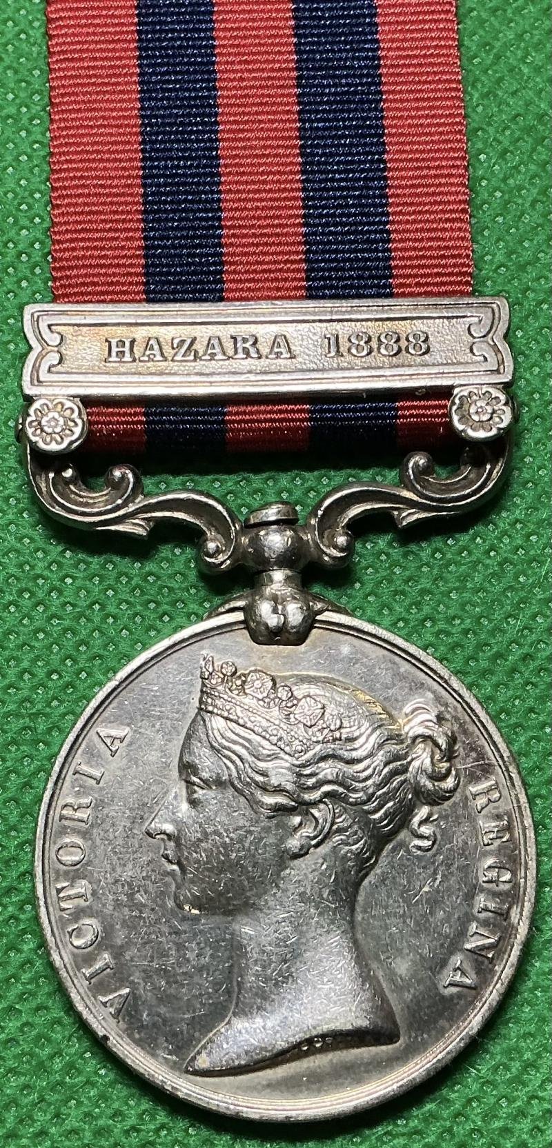 IGS 1854, HAZARA 1888, 2nd ROYAL DUBLIN FUSILIERS — image 2
