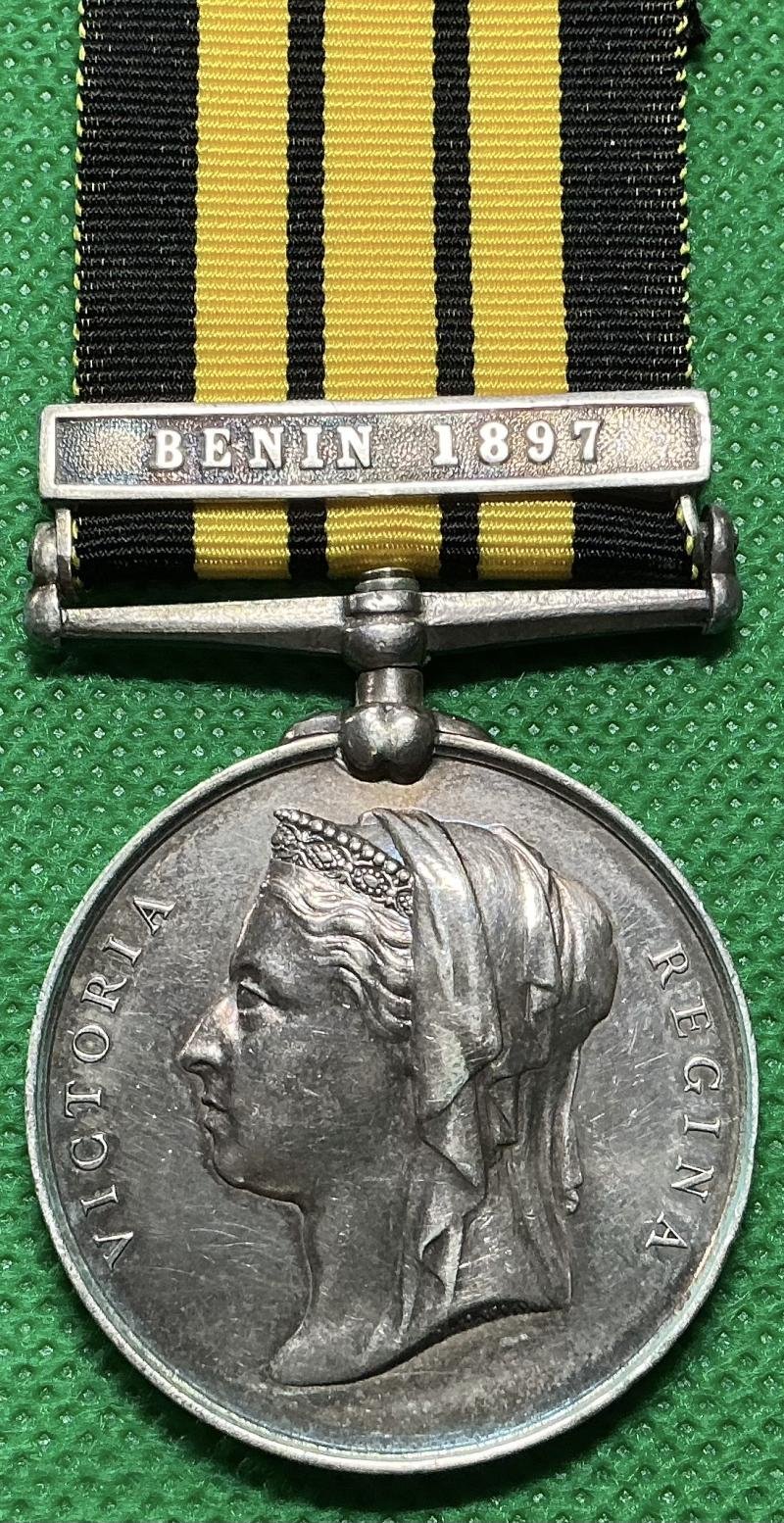 EAST & WEST AFRICA, BENIN 1897, HMS ST.GEORGE — image 2