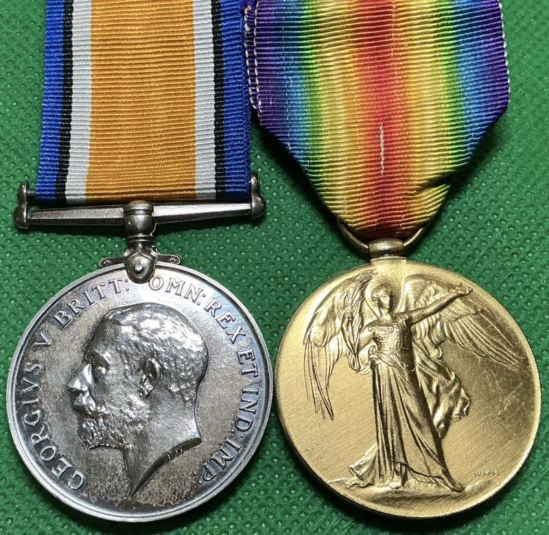 WW1 PAIR, D-BATTERY, 77th BDE.R.F.A, K.I.A F&F 1-10-1917, FROM KILMARNOCK — image 2