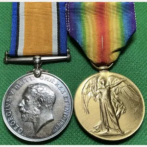 WW1 PAIR, D-BATTERY, 77th BDE.R.F.A, K.I.A F&F 1-10-1917, FROM KILMARNOCK