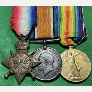 WW1 1914-15 TRIO, ARMY VETERINARY CORPS