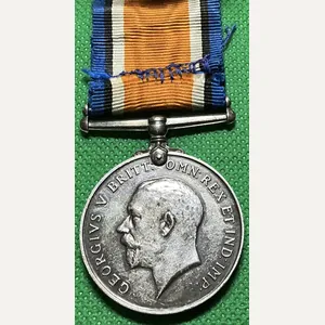 WW1 BRITISH WAR MEDAL, MACHINE GUN CORPS, PRISONER OF WAR …
