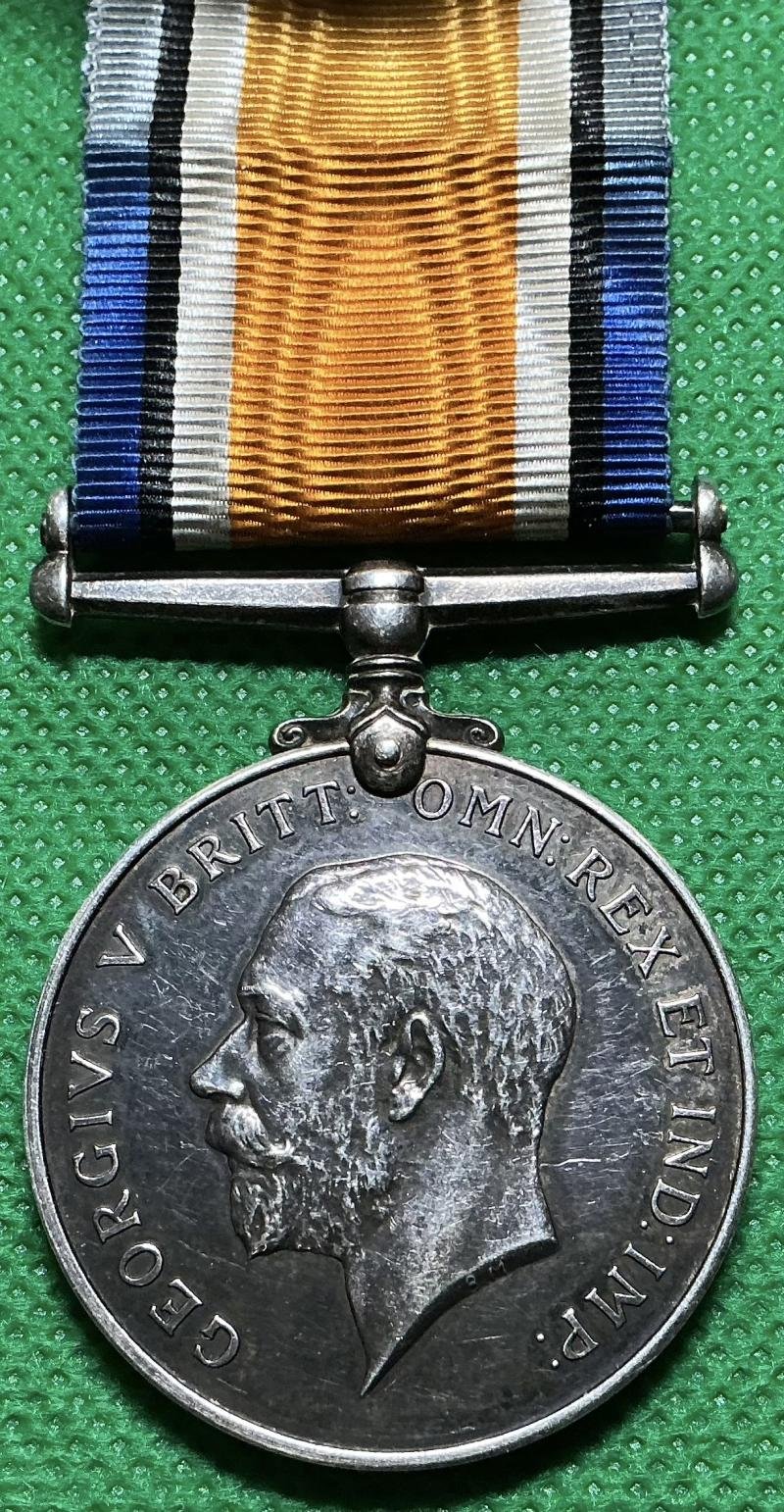 WW1 BRITISH WAR MEDAL, ROYAL INNISKILLING FUSILIERS — image 2