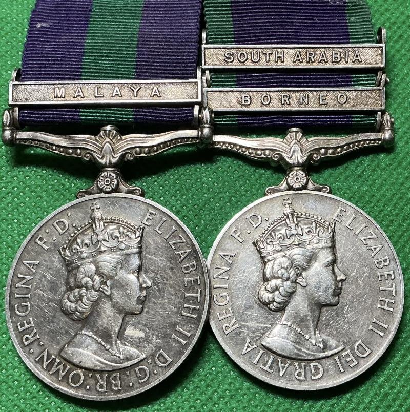 EIIR GSM MALAYA & GSM BORNEO & SOUTH ARABIA, KDG & QDG — image 2