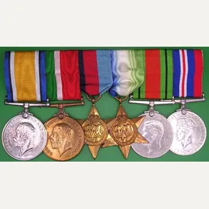 WW1 & WW2 MERCHANT NAVY GROUP TO A RECIPIENT FROM …