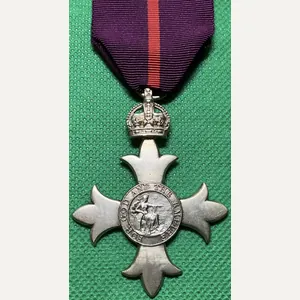 1ST TYPE MILITARY O.B.E, HALLMARKED 1927