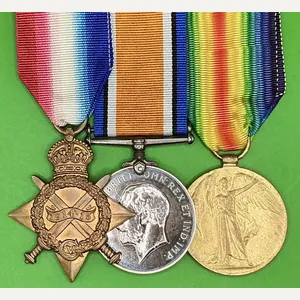 WW1 1914-15 TRIO, HIGHLAND LIGHT INFANTRY