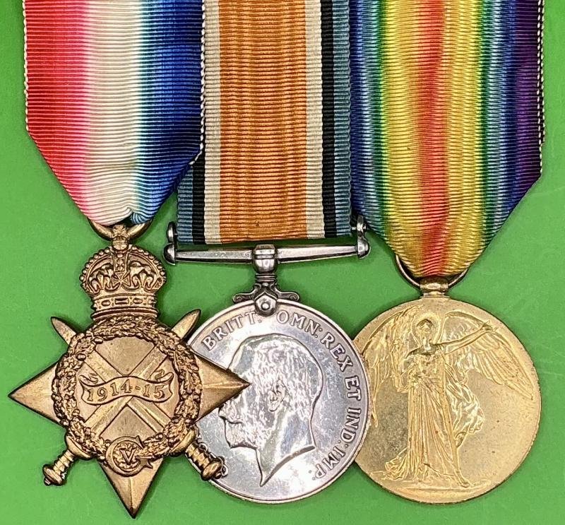 WW1 1914-15 TRIO, HIGHLAND LIGHT INFANTRY — image 2