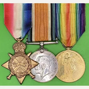 WW1 1914-15 TRIO, HIGHLAND LIGHT INFANTRY