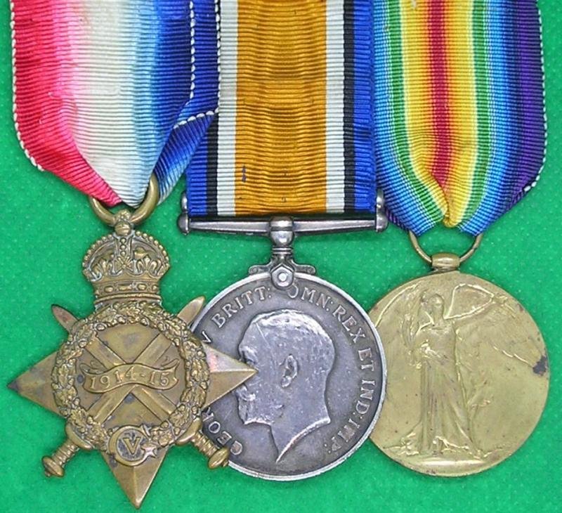 WW1 1914-15 TRIO, LANARKSHIRE YEOMANRY — image 2