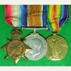 WW1 1914-15 TRIO, 1st CITY OF LONDON YEOMANRY