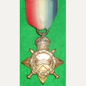 WW1 1914-15 STAR, ARMY CYCLIST CORPS, FROM EDINBURGH