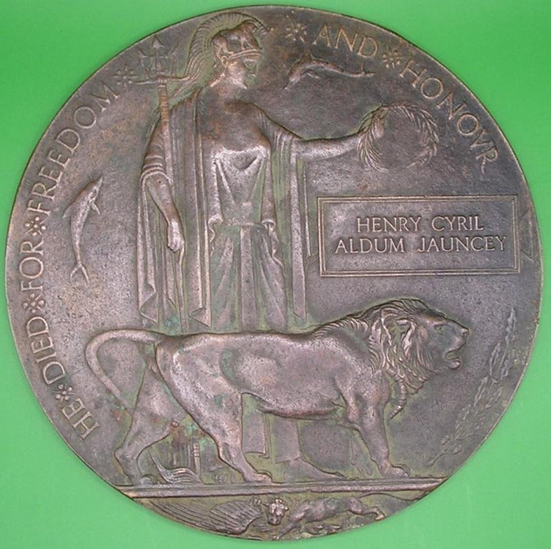 WW1 MEMORIAL PLAQUE, ROYAL NAVY OFFICER, K.I.A JUTLAND 31-5-1916, HMS DEFENCE — image 2