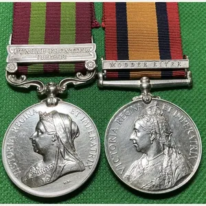 IGS 1895, PUNJAB FRONTIER 1897-98 & QSA MODDER RIVER, 2nd …
