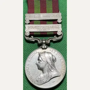 2 BAR IGS 1895, PUNJAB FRONTIER 1897-98 & TIRAH 1897-98, …