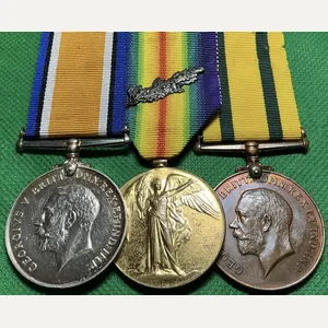 WW1 PAIR & TFWM, OFFICER 1/7th NORTHUMBERLAND FUSILIERS, M.I.D EGYPT …