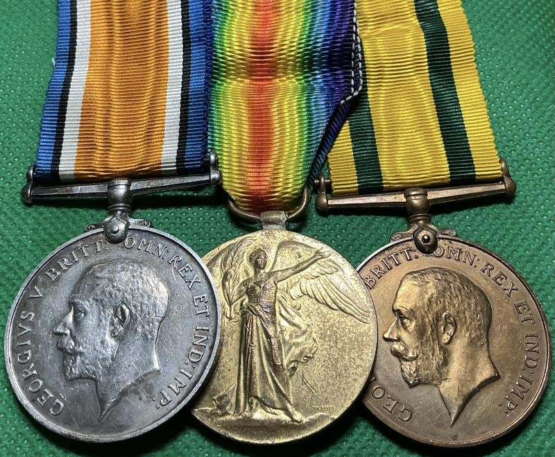 WW1 PAIR & TFWM, 2/6th ROYAL SUSSEX REGIMENT — image 2