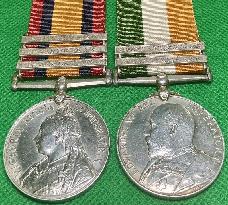 QSA & KSA PAIR, 2nd BLACK WATCH, PRISONER OF WAR AT MAGGERSFONTEIN 11-12-1899 — image 2