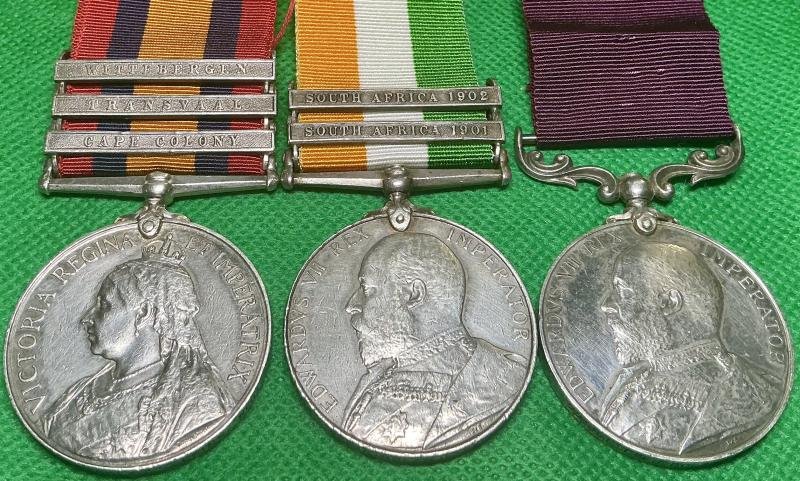 QSA, KSA & EVII ARMY LS&GC, LEINSTER REGIMENT — image 2