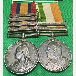 4 BAR QSA & KSA PAIR, 1st ARGYLL & SUTHERLAND …