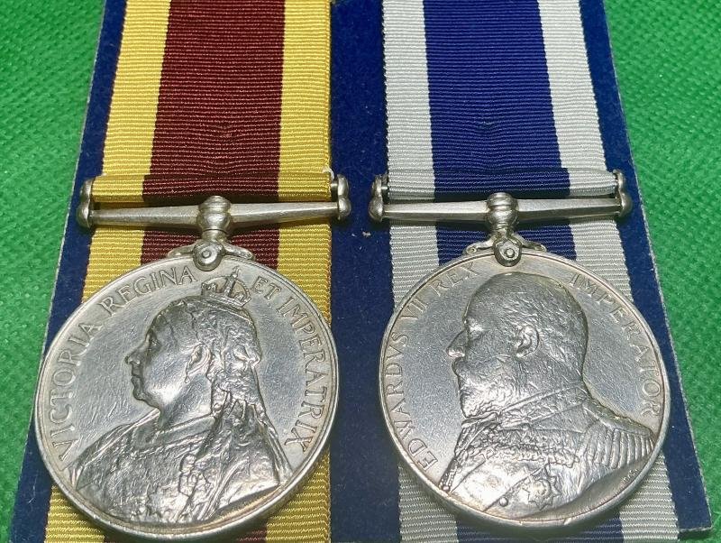 NO BAR CHINA 1900 & EVII RN LS&GC, HMS TERRIBLE & HMS NARCISSUS — image 2