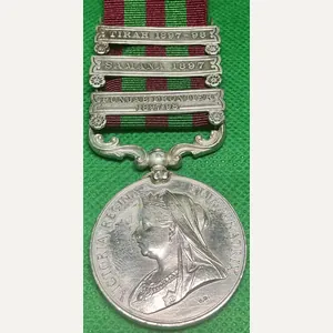 3 BAR IGS 1895, 19th HUSSARS, ONE OF ONLY 6 …