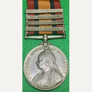 QSA 1899-1902, 1st V.B.GORDON.HIGHRS, WOUNDED DOORNKOP 29-5-1900