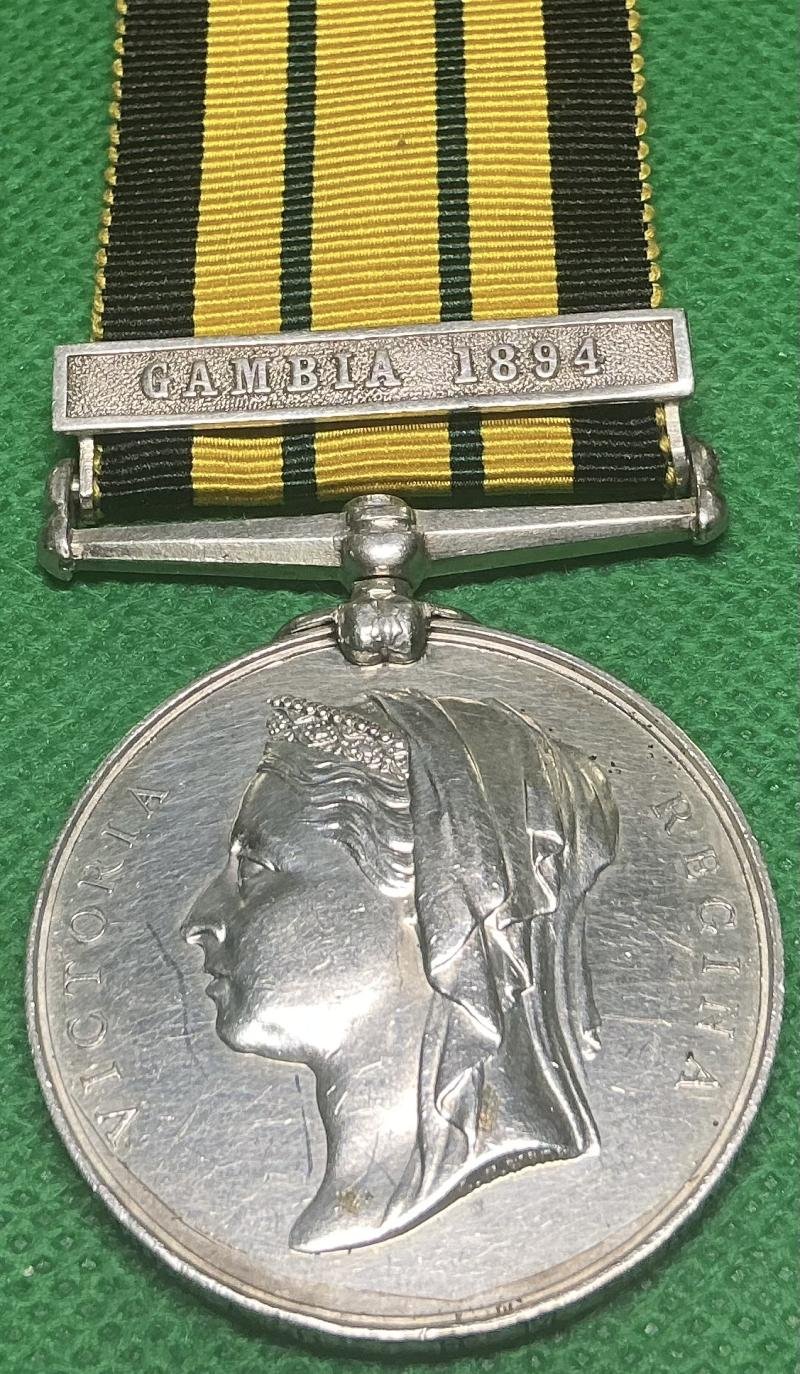 EAST & WEST AFRICA, GAMBIA 1894. HMS RALEIGH — image 2