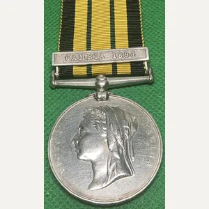 EAST & WEST AFRICA, GAMBIA 1894. HMS RALEIGH