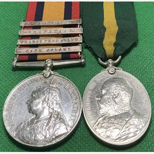 4 BAR QSA & EVII T.F.E.M, ELSWICK BATTERY,1st NORTHUMBERLAND VOLUNTEER …