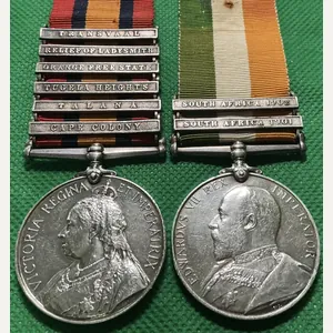 6 BAR QSA & KSA PAIR, C-SJT, ROYAL DUBLIN FUSILIERS