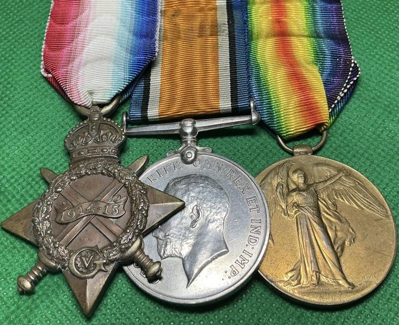 WW1 1914-15 TRIO, 2nd LONDON REGIMENT, K.I.A F&F 1-7-1916, FIRST DAY OF THE SOMME, FROM WANDSWORTH — image 2