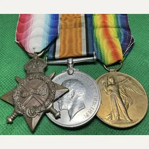 WW1 1914-15 TRIO, 2nd LONDON REGIMENT, K.I.A F&F 1-7-1916, FIRST …