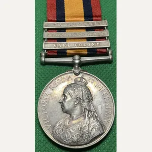 3 BAR QSA, 2nd ROYAL IRISH RIFLES, PRISONER OF WAR …