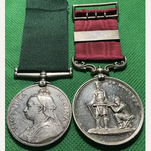 VICTORIAN VOLUNTEER MEDAL & SUPERB SILVER SHOOTING MEDAL, 1st V.B …