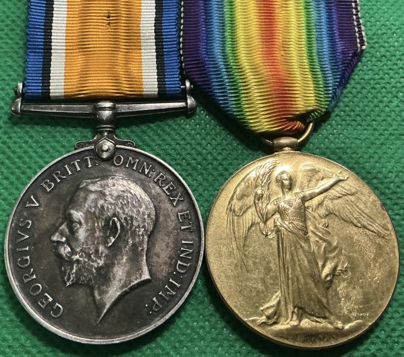 WW1 PAIR, KENT CYCLIST BATTALION — image 2