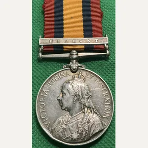 QSA BELMONT, ROYAL MARINE, HMS MONARCH, WOUNDED GRASPAN 25-11-1899