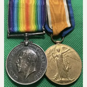 WW1 PAIR, 26th NORTHUMBERLAND FUSILIERS / 3rd TYNESIDE IRISH, WOUNDED …