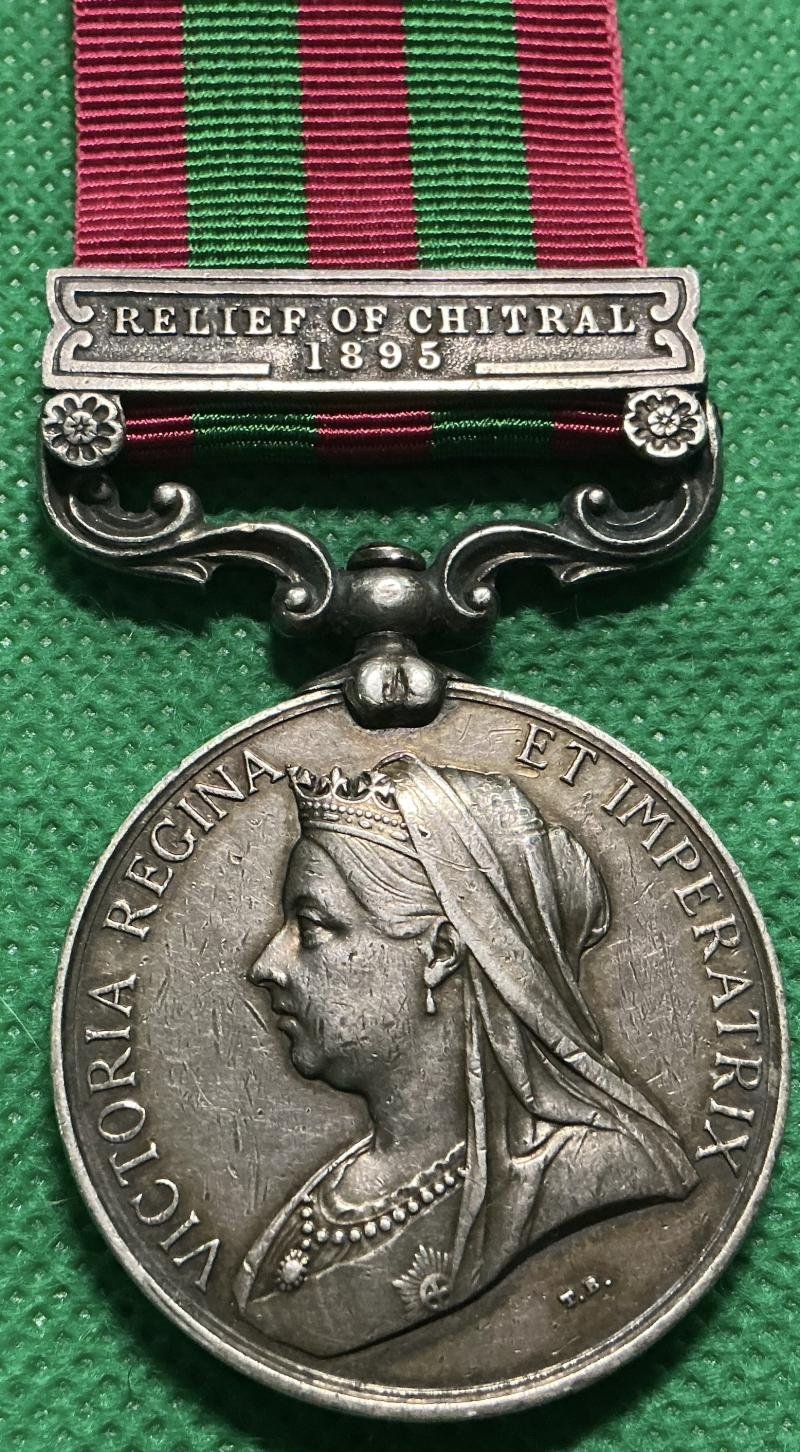 IGS 1895 RELIEF OF CHITRAL 1895, 1st ROYAL IRISH FUSILIERS — image 2